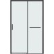 Душевая дверь Grossman Style 130 100.K33.05.130.21.00 профиль Черный матовый стекло прозрачное