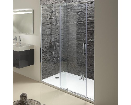 Душевая дверь Jacob Delafon Contra 140 E22C140-GA профиль Хром стекло прозрачное