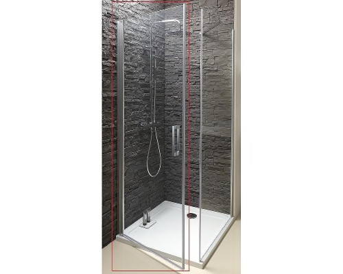 Душевая дверь Jacob Delafon Contra 100 E22T101-GA профиль Хром стекло прозрачное