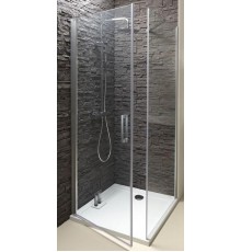 Душевая дверь Jacob Delafon Contra 120 E22T121-GA профиль Хром стекло прозрачное