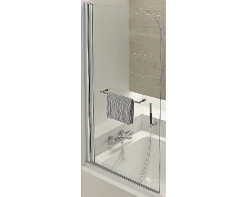 Шторка на ванну Jacob Delafon Odeon Up 80x145 E4932-GA профиль Хром стекло прозрачное