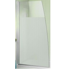 Шторка на ванну Jacob Delafon Serenity 80х145 E4933-GA профиль Хром стекло матовое