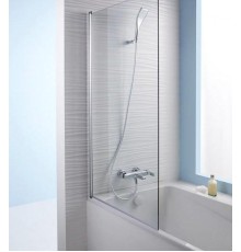 Шторка на ванну Jacob Delafon Struktura 80x140 E6D042-GA профиль Хром стекло прозрачное