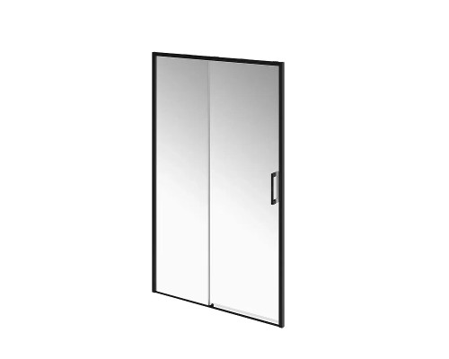 Душевая дверь Kerama Marazzi Lindo 120 LN.120.SD.BLK.M профиль Черный матовый стекло прозрачное