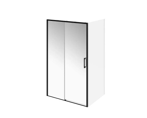 Душевая дверь Kerama Marazzi Lindo 120 LN.120.SD.BLK.M профиль Черный матовый стекло прозрачное