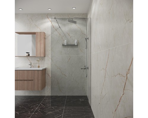 Душевая перегородка Niagara Eco 90 NG-531-90 профиль Хром стекло прозрачное