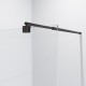 Душевая перегородка Niagara Eco 70 NG-551-70BLACK профиль Черный матовый стекло прозрачное