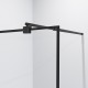Душевая перегородка Niagara Eco 90 NG-552-90BLACK профиль Черный матовый стекло прозрачное