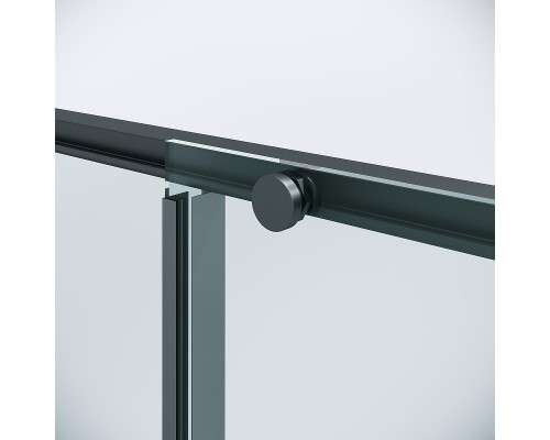 Душевой уголок Niagara Nova 100х90 NG-34-10AGR-A90GR-34 профиль Графит матовый стекло прозрачное