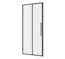 Душевая дверь Niagara Nova 100 L NG-34-L10CHGR профиль Графит матовый стекло шиншилла