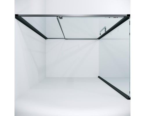 Душевой уголок Niagara Nova 90х100 NG-35-9AGR-A100GR-34 профиль Графит матовый стекло прозрачное