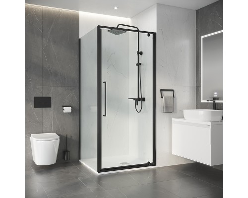 Душевой уголок Niagara Nova 90х100 NG-35-9AGR-A100GR-34 профиль Графит матовый стекло прозрачное