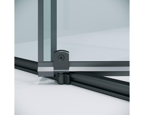 Душевой уголок Niagara Nova 90х100 NG-35-9AGR-A100GR-34 профиль Графит матовый стекло прозрачное