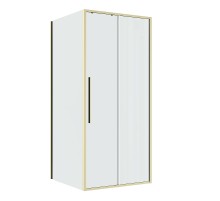 Душевой уголок Niagara Nova 90х80 NG-44-9ASG-A80SG-34 профиль Золото брашированное стекло прозрачное