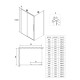 Душевой уголок Niagara Nova 130х100 NG-44-13ASG-A100SG-34 профиль Золото брашированное стекло прозрачное