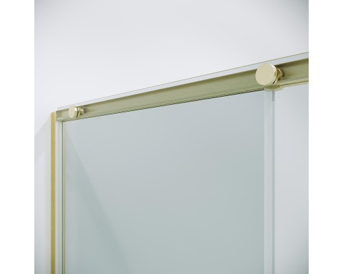 Душевой уголок Niagara Nova 130х80 NG-44-13ASG-A80SG-34 профиль Золото брашированное стекло прозрачное