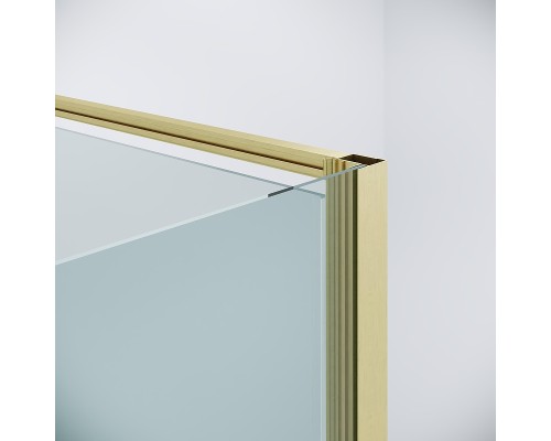 Душевая дверь Niagara Nova 80 NG-45-8ASG профиль Золото брашированное стекло прозрачное