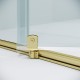 Душевой уголок Niagara Nova 110х80 NG-45-11ASG-A80SG-34 профиль Золото брашированное стекло прозрачное