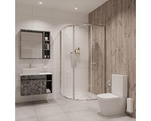 Душевой уголок Niagara Nova 80х80 NG-6686-08 профиль Хром стекло прозрачное