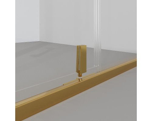 Душевая дверь Niagara Nova 100 NG-43-10AG профиль Холодное золото стекло прозрачное