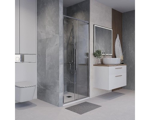 Душевая дверь Niagara Nova 110 NG-64-11A профиль Хром стекло прозрачное