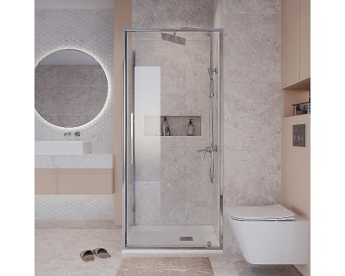 Душевой уголок Niagara Nova 80х80 NG-66-8A-A80-34 профиль Хром стекло прозрачное