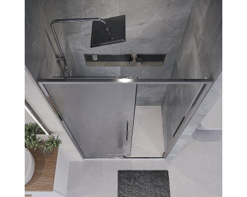 Душевая дверь Niagara Nova 140 NG-65-14CH профиль Хром стекло прозрачное