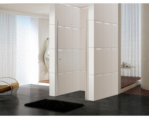 Душевая дверь Parly DE80 80х185 7174 профиль Хром стекло прозрачное