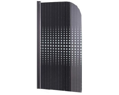 Шторка на ванну Parly F04 130х75 7177 профиль Хром стекло прозрачное