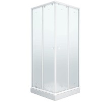 Душевой уголок Parly 80x80 ZFQ81 профиль Белый стекло матовое