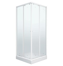 Душевой уголок Parly 80x80 ZFQ81 профиль Белый стекло матовое