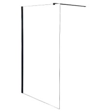 Душевая перегородка Parly 100 T100B профиль Черный стекло прозрачное