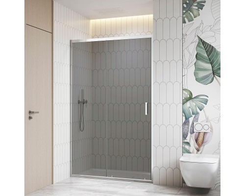 Душевая дверь RGW 140 06091314-31 профиль цвет Хром стекло тонированное