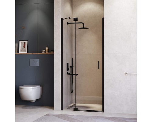 Душевая дверь RGW Hotel HO-014-B 100 350601410-14 профиль Черный стекло прозрачное