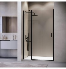 Душевая дверь RGW Leipzig LE-004-B 130 351200413-14 профиль Черный стекло прозрачное