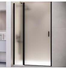 Душевая дверь RGW Leipzig LE-004-B 120 351200412-24 профиль Черный стекло матовое