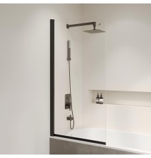 Шторка на ванну RGW Screens SC-009B 70х150 351100907-14 профиль Черный стекло прозрачное