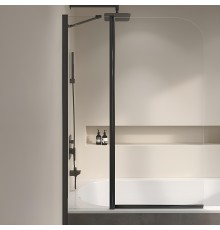 Шторка на ванну RGW Screens SC-011B 90х140 351101109-14 профиль Черный стекло прозрачное