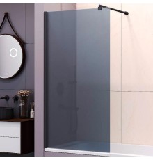 Шторка на ванну RGW Screens SC-050B 70х149 351105007-34 профиль Черный стекло тонированное