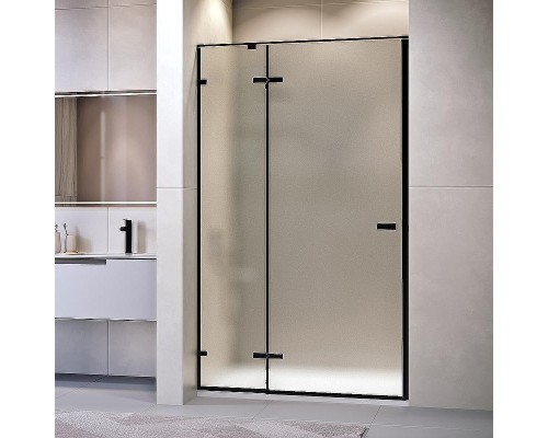 Душевая дверь RGW Stilvoll SV-004-B 140 353200414-24 профиль Черный стекло матовое