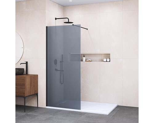 Душевая перегородка RGW Walk In WA-010B 120 351001012-34 профиль Черный матовый стекло тонированное