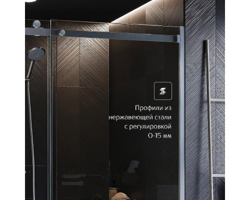 Душевая стенка Roca Area 90 MP0609012M профиль Хром стекло прозрачное