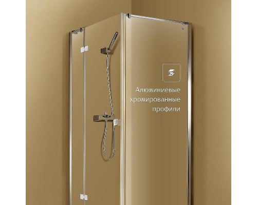 Душевая дверь Roca Metropolis 160 MP3416012M профиль Хром стекло прозрачное