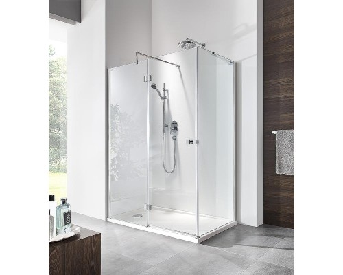Душевая дверь Roca Metropolis 160 MP3416012M профиль Хром стекло прозрачное
