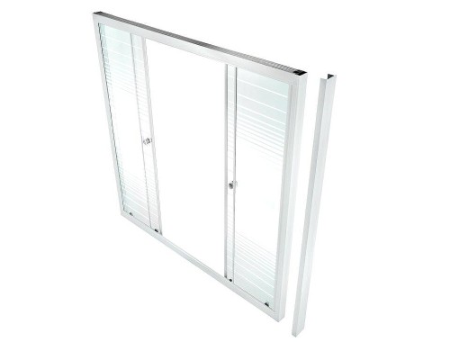 Шторка на ванну Triton Аква 170 Щ0000025982 профиль Белый стекло прозрачное с рисунком