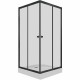 Душевой уголок Triton Вента-Блэк 80х80 Щ0000057853 профиль Черный стекло прозрачное