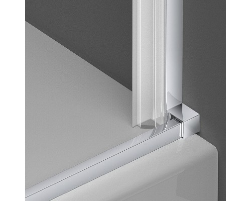 Душевая дверь Vincea Alpha 100 VDP-3AL100CL профиль Хром стекло прозрачное