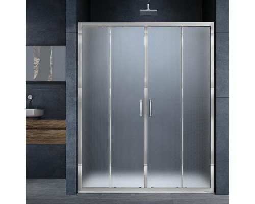 Душевая дверь Vincea Alpha 180 VDS-3AL2180MT профиль Хром стекло текстурное