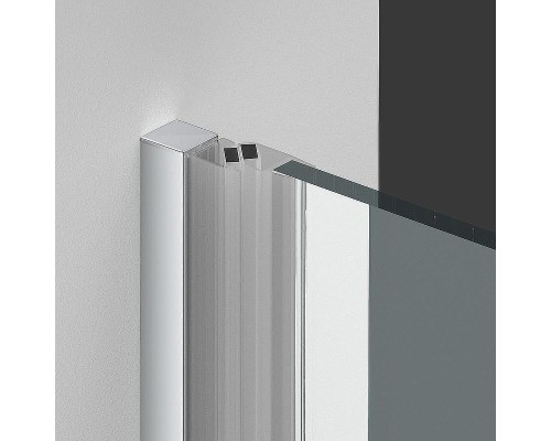Душевая дверь Vincea Alpha 80 VDP-3AL800CL профиль Хром стекло прозрачное