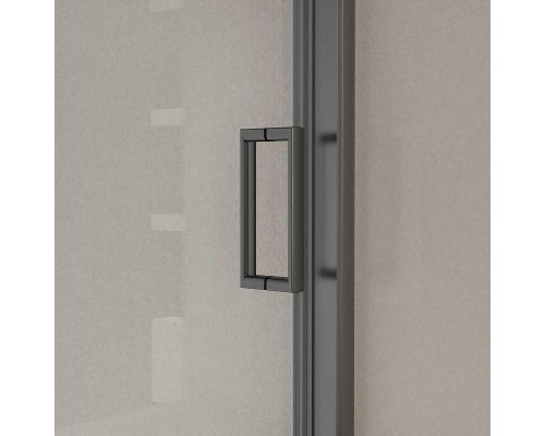 Душевая дверь Vincea City 130 VDS-5CT130CLGM профиль Вороненая сталь стекло прозрачное